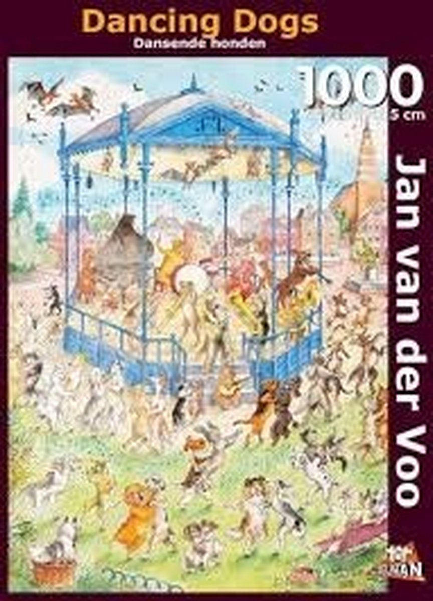 Puzzel - Dansende Honden - Jan van der Voo (1000)