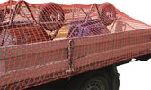 Kelfort Aanhangwagennet, rood, 250x400cm