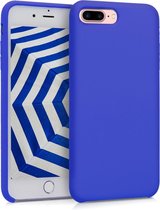 kwmobile telefoonhoesje voor Apple iPhone 7 Plus / 8 Plus - Hoesje met siliconen coating - Smartphone case in koningsblauw