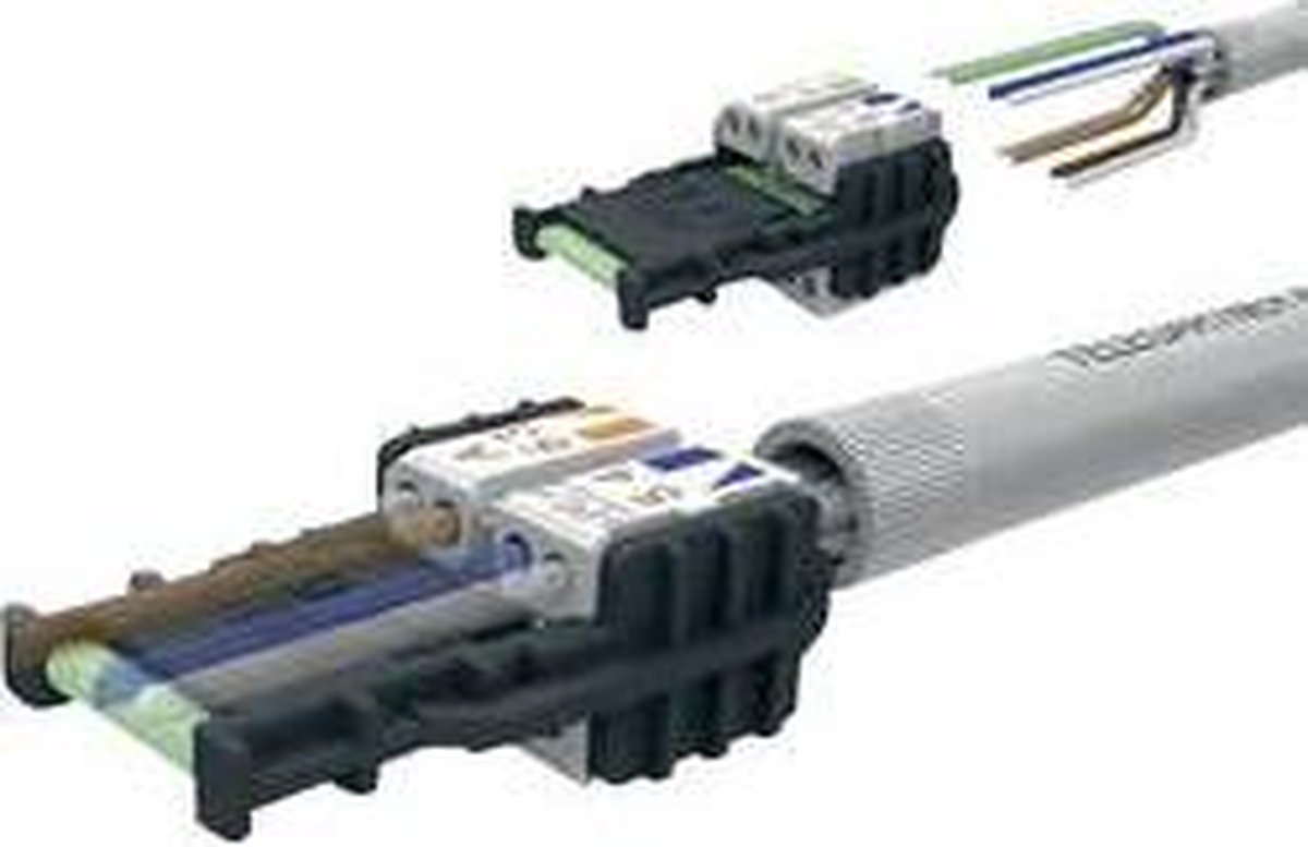 bol.com | Telegärtner MFP8 RJ45-connector recht, monteerbaar op locatie ...