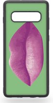Pink juicy lips Telefoonhoesje - Samsung Galaxy S10+