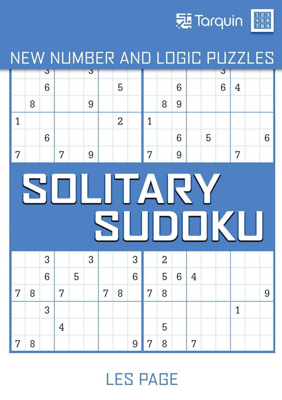 New Number and Logic Puzzles - Solitary Sudoku - cover