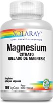 Solaray Big Magnesium Citrate 180 Vcaps