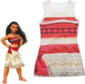 Vaiana Moana jurk - maat 122/128 (130) 7-8 jaar - zomerjurk prinsessenjurk verkleedkleedje