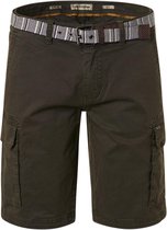 Korte Broek Cargo Met Riem Moss Groen (118190359 - 152)