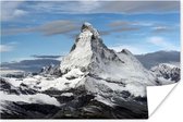 Poster Wolken boven de Matterhorn in Zwitserland - 180x120 cm XXL