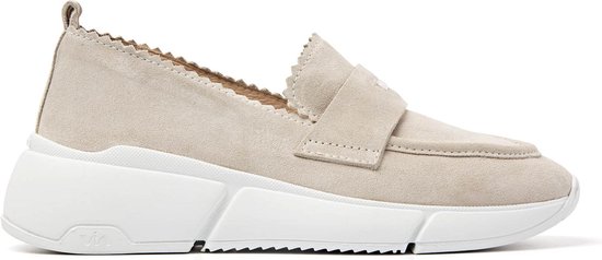 VIA VAI Celina Loavy Loafers - Instappers - Beige - Maat 40 | bol.com
