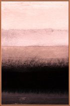 JUNIQE - Poster met kunststof lijst Shades of Pink -20x30 /Roze & Wit