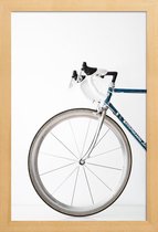 JUNIQE - Poster in houten lijst Ride my Bike -60x90 /Grijs & Wit