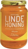 Nederlandse Lindehoning - 450g - Imkerij de Werkbij - Honing vloeibaar - Honingpot