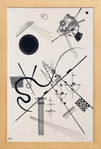 JUNIQE - Poster met houten lijst Kandinsky - Untitled (Drawing 4)