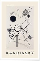 JUNIQE - Poster Kandinsky - Untitled (Drawing 4) -60x90 /Ivoor & Zwart