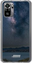 6F hoesje - geschikt voor Xiaomi Redmi Note 10S -  Transparant TPU Case - Landscape Milky Way #ffffff