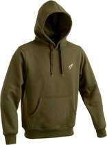 D.five Hoodie Heren Polyester/katoen Legergroen Maat Xxl