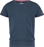 Vingino T-shirt Essentials Meisjes Katoen Donkerblauw Mt 110