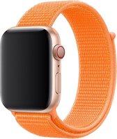 Nylon Sport Loop Bandje - Oranje - Voor Apple Watch - 42/44mm