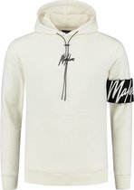 Malelions Captain Hoodie - Off-White/Black - S