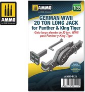 German WWII 20 ton Long Jack for Panther & King Tiger - Scale 1/35 - Ammo by Mig Jimenez - A.MIG-8121