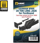German WWII 20 ton Long Jack for Ferdinand - Scale 1/35 - Ammo by Mig Jimenez - A.MIG-8120