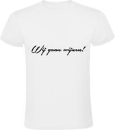 Wij gaan wijnen Heren t-shirt | gezeik | wijn | alcohol | cadeau | Wit