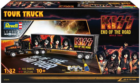 Foto: 1 32 revell 07644 kiss tour truck gift set plastic modelbouwpakket