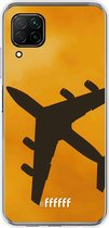 Huawei P40 Lite Hoesje Transparant TPU Case - Aeroplane #ffffff