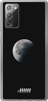 Samsung Galaxy Note 20 Hoesje Transparant TPU Case - Moon Night #ffffff