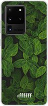 Samsung Galaxy S20 Ultra Hoesje Transparant TPU Case - Jungle Greens #ffffff