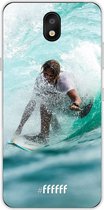 LG K30 (2019) Hoesje Transparant TPU Case - Boy Surfing #ffffff