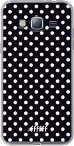 Samsung Galaxy J3 (2016) Hoesje Transparant TPU Case - Onyx Dots #ffffff