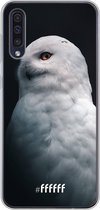 Samsung Galaxy A30s Hoesje Transparant TPU Case - Witte Uil #ffffff