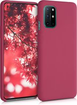 kwmobile telefoonhoesje voor OnePlus 8T - Hoesje met siliconen coating - Smartphone case in fuchsia