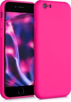 kwmobile telefoonhoesje voor Apple iPhone 6 / 6S - Hoesje voor smartphone - Back cover in neon roze