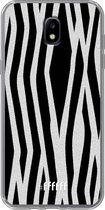 Samsung Galaxy J5 (2017) Hoesje Transparant TPU Case - Zebra Print #ffffff