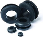 Rubberen doorvoertule - 10 stuks -  diameter: Binnen Ø 7.94 mm - Buiten Ø 11.11 mm