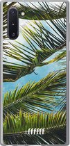 Samsung Galaxy Note 10 Hoesje Transparant TPU Case - Palms #ffffff