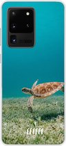 Samsung Galaxy S20 Ultra Hoesje Transparant TPU Case - Turtle #ffffff