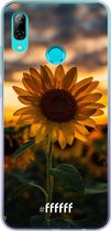 Honor 10 Lite Hoesje Transparant TPU Case - Sunset Sunflower #ffffff