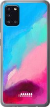 Samsung Galaxy A31 Hoesje Transparant TPU Case - Abstract Hues #ffffff