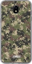 Samsung Galaxy J5 (2017) Hoesje Transparant TPU Case - Digital Camouflage #ffffff