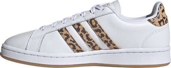 adidas - Grand Court - Lederen Sneakers - 42 2/3 - Wit | bol.com