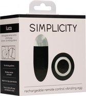 Luca - Rechargeable Remote Control Vibrating Egg - Black