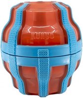 Kong treat spinner voer / snack dispenser oranje / blauw (17X15X17 CM)