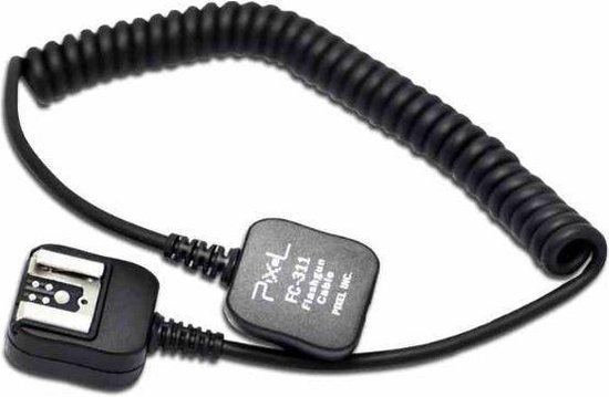 Foto: Pixel ttl kabel fc 311 l 10m voor canon