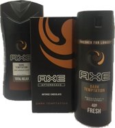 AXE Dark Temptation - Voordeelverpakking - After Shave 100 ML & Douchegel & Deo Spray