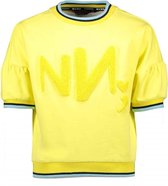 NONO Unisex sweaters NONO Kessa oversized 1/2 big sleeved swe Lime Light 122/128