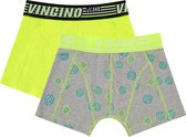 Vingino jongens ondergoed boxers 2-pack Future Neon Yellow
