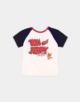 Tom And Jerry Kinder Tshirt -Kids 134- Wit