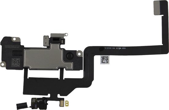 iPhone 11 Proximity Sensor Flex Kabel met Ear Speaker, zwart.