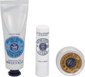 LOccitane en Provence Hugs & Kisses Shea Butter Gift Set 30ml Dry Skin Hand Cream + 10ml Shea Butter + 2g Lip Balm